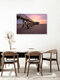 Mockup Fotokunst von Achim Thomae: ruhiger Sonnenuntergang an der Nordseeküste