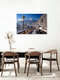 Mockup Winter landscape in Bavaria featuring snow-capped mountains and a calm sky