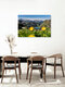 Mockup Photo art by Sascha Hoffmann-Wacker: mountain lake surrounded by flowers and meadows.