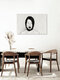 Mockup Photo art by Manuela Deigert: Woman with blooming Gerbera flowers in soft tones.