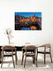 Mockup Photo art by Achim Thomae: calm blue hour over Lüneburg's old town