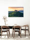 Mockup Photo art by Achim Thomae: Hohenzollern Castle at sunset, calm atmosphere.
