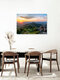 Mockup Photo art by Achim Thomae: sunset over Hohenzollern Castle in soft colors.