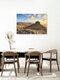 Mockup View of Fuerteventura's mountains with soft colors and a calm atmosphere