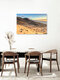 Mockup Fotokunst von Michael Valjak: Abendstimmung an der Küste von Fuerteventura mit Dünen.