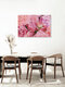 Mockup Rose bud nestled among soft petals in a colorful garden setting