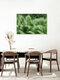 Mockup Blurred fern in soft colors, creating a calm atmosphere.