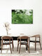 Mockup Close-up of a fern frond with a gentle bokeh effect in the background