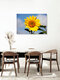 Mockup Photo art by Oliver Buchmann: sunny garden with blooming sunflowers