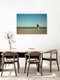 Mockup Fotokunst von Oliver Buchmann: Strandlandschaft mit Rettungsturm und ruhigem Meer