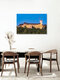 Mockup Photo art by Martin Wasilewski: Ljubljana Castle at twilight, soft colors and calming atmosphere.