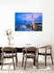 Mockup Photo art by Martin Wasilewski: Blue hour over the harbor of Sassnitz