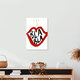 Mockup 'BLA BLA' – Wall Art by Atelier Posters as Poster or Acrylic Glass Print