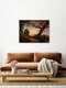 Mockup Wandbild 'Caspar David Friedrich: Zwei Männer in Betrachtung des Mondes' – Kunst von Art Classics als Poster oder Acrylglasbild