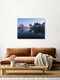 Mockup Photo art by Patrick Noack: serene landscape in the fog of the Netherlands