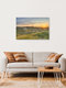Mockup Sonnenaufgang in den Dünen auf Amrum mit Blick zum Leuchtturm, Deutschland – Fotokunst von Michael Valjak als Poster oder Acrylglasbild