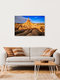 Mockup Wüstenlandschaft Bardenas Reales Spanien, Spanien – Fotokunst von Achim Thomae als Poster oder Acrylglasbild