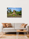 Mockup Balinesischer Tempel im Morgenlicht, Deutschland – Fotokunst von Miro May als Poster oder Acrylglasbild