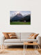Mockup Sonnenaufgang im Villnösstal, Italien – Fotokunst von Achim Thomae als Poster oder Acrylglasbild