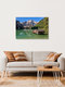 Mockup Pragser Wildsee Südtirol, Italien – Fotokunst von Achim Thomae als Poster oder Acrylglasbild