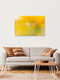Mockup Crocus Meadow in a yellow Glow, Germany – wall art by Nadja Jacke as Poster or Acrylic Glass Print
