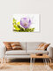 Mockup Blüte und Knospen der Flammenblume in Eis, Deutschland – Fotokunst von Marc Heiligenstein als Poster oder Acrylglasbild