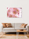 Mockup Kirschblüten Nahaufnahme im Gegenlicht, Deutschland – Fotokunst von Nadja Jacke als Poster oder Acrylglasbild