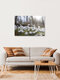 Mockup Frühlingswald mit Buschwindröschen im Gegenlicht, Deutschland – Fotokunst von Nadja Jacke als Poster oder Acrylglasbild