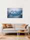 Mockup Beautiful winter landscape featuring the snow-capped Kitzsteinhorn in the Austrian Alps