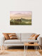 Mockup Fotokunst von Achim Thomae: sanftes Bergpanorama im Morgennebel