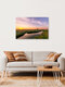 Mockup Fotokunst von Achim Thomae: Leuchtturm Westerheversand am Sonnenaufgang im Nationalpark Wattenmeer
