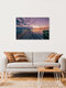 Mockup Fotokunst von Achim Thomae: Sonnenuntergang am Ammersee mit ruhigem Wasser