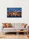 Mockup Photo art by Achim Thomae: Frankfurt skyline at sunset
