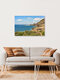 Mockup Photo art by Michael Valjak: view of Puerto de las Nieves in Gran Canaria under sunlight