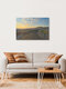 Mockup Photo art: Road to Faro de Arinaga on Gran Canaria at sunrise