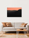 Mockup Photo art by Tal Paz-Fridman: gentle mountain silhouettes at sunset