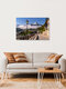 Mockup Photo art by Achim Thomae: View of Watzmann in morning fog from Berchtesgaden