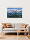 Mockup Fotokunst von Achim Thomae: Blick auf den Watzmann im Frühling