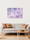 Mockup Fotokunst von Nadja Jacke: sanfte Hydrangeen in lila Tönen, abstrakte Mehrfachbelichtung.