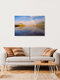 Mockup Photo art by Achim Thomae: fog bow over the Dolomites in soft golden hour light
