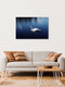 Mockup Photo art by Manuela Deigert: calm swan on reflective water