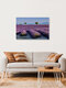 Mockup Photo art by Achim Thomae: Lavender field in southern France, purple blooms under blue sky