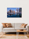 Mockup Photo art by Achim Thomae: calm morning atmosphere over Dubai Marina with skyscrapers