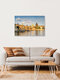 Mockup Photo art by Michael Valjak: Charles Bridge in Prague bathed in gentle evening light