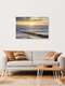 Mockup Photo art by Rolf Schnepp: moody image of a stormy sunset on the coast.