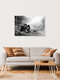 Mockup Wall art by Tillmann Konrad: calm portrait of a mountain gorilla in the rainforest