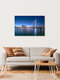 Mockup Photo art by Achim Thomae: Erasmus Bridge in Rotterdam at blue hour