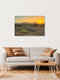 Mockup Photo art by Michael Valjak: volcanic landscape on Lanzarote in morning light
