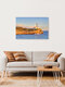 Mockup Photo art by Michael Valjak: lighthouse in Portocolom, Mallorca by the calm sea