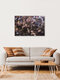 Mockup Abstract cherry blossoms in soft colors, conveying motion and lightness.